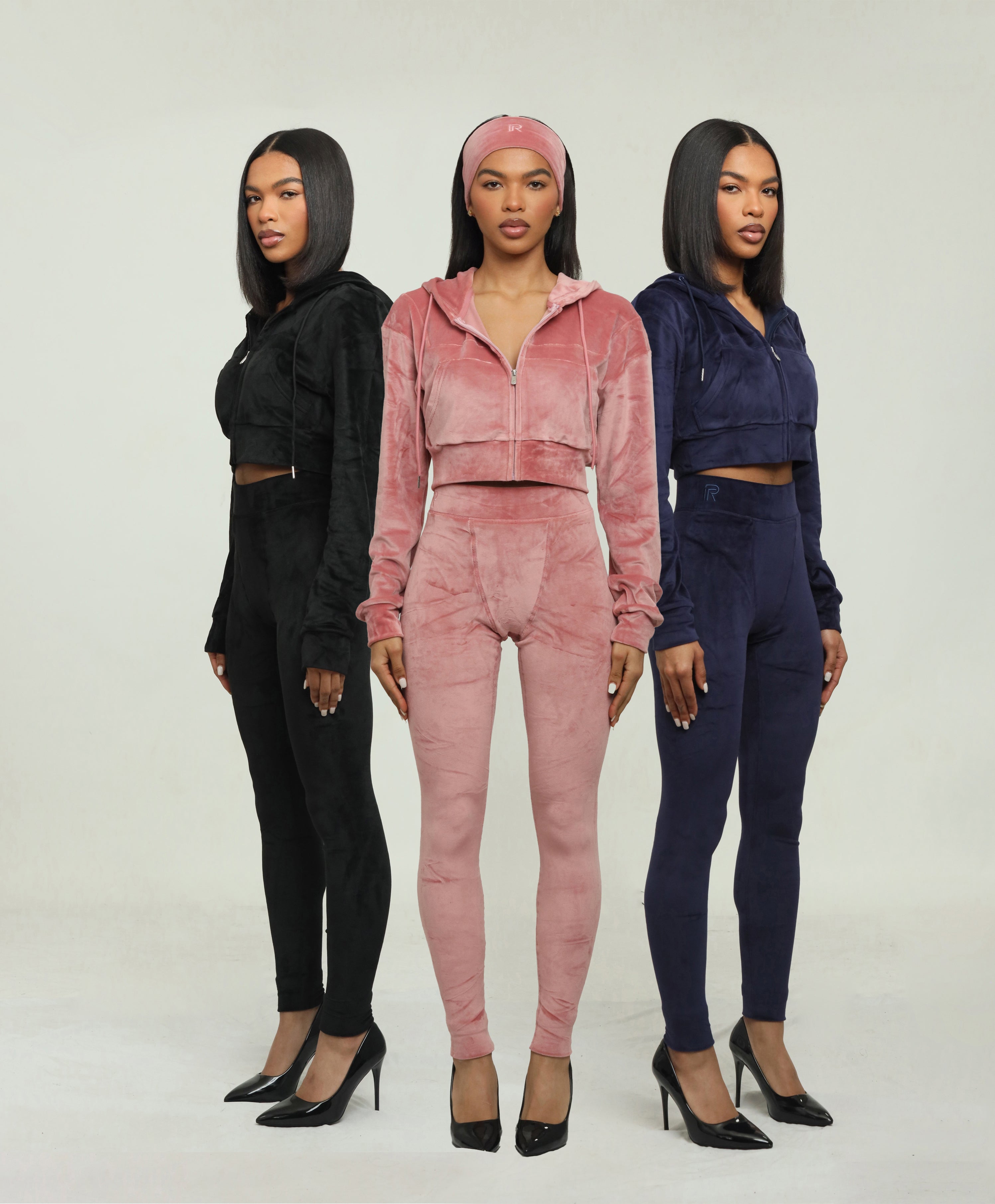 signature velour set (deep plum)