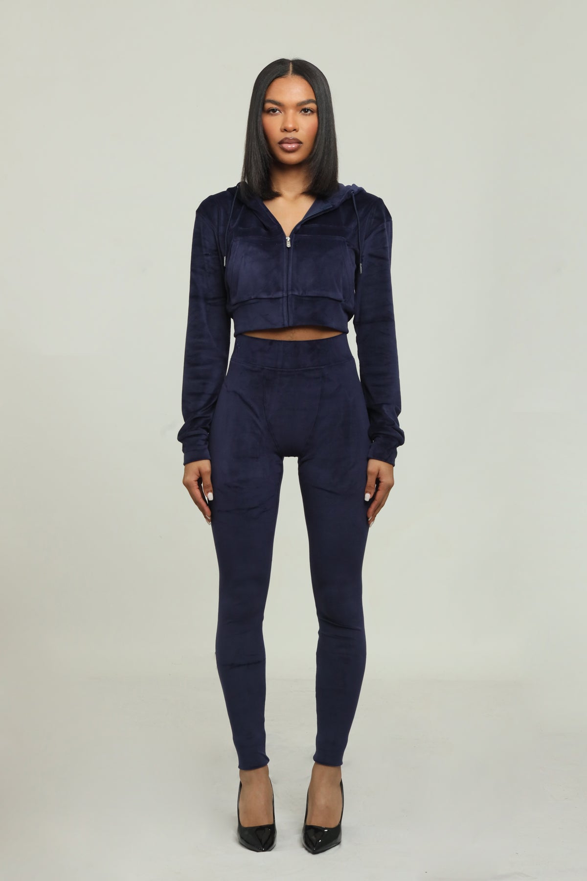 signature velour set (deep plum) – RESERV|D ROW