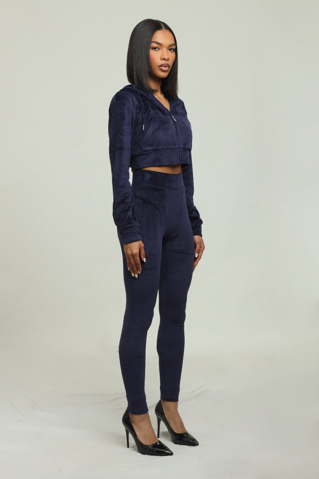 signature velour set (deep plum)