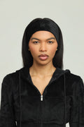 velour headband (jet black)