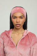 velour headband (blush pink)